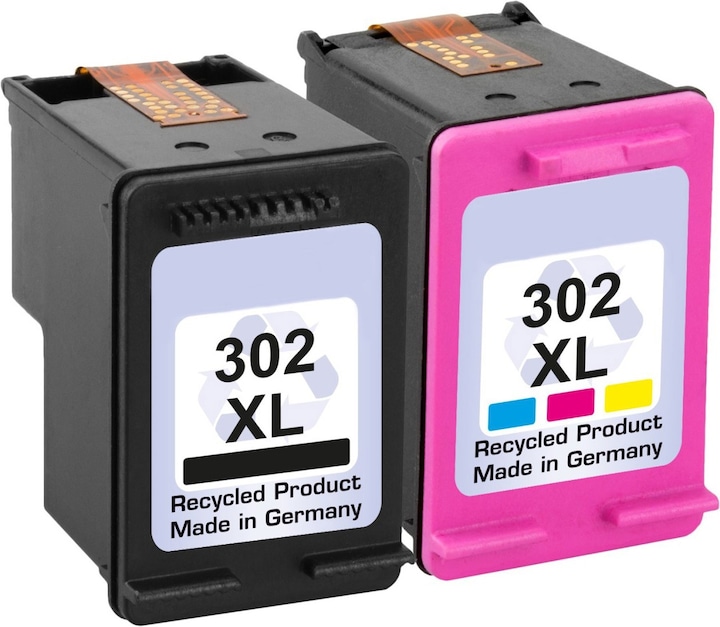 Produktbild Plutoos HP 302 XL HP 302 XL Patronen XXL kompatibel (CL, BK)