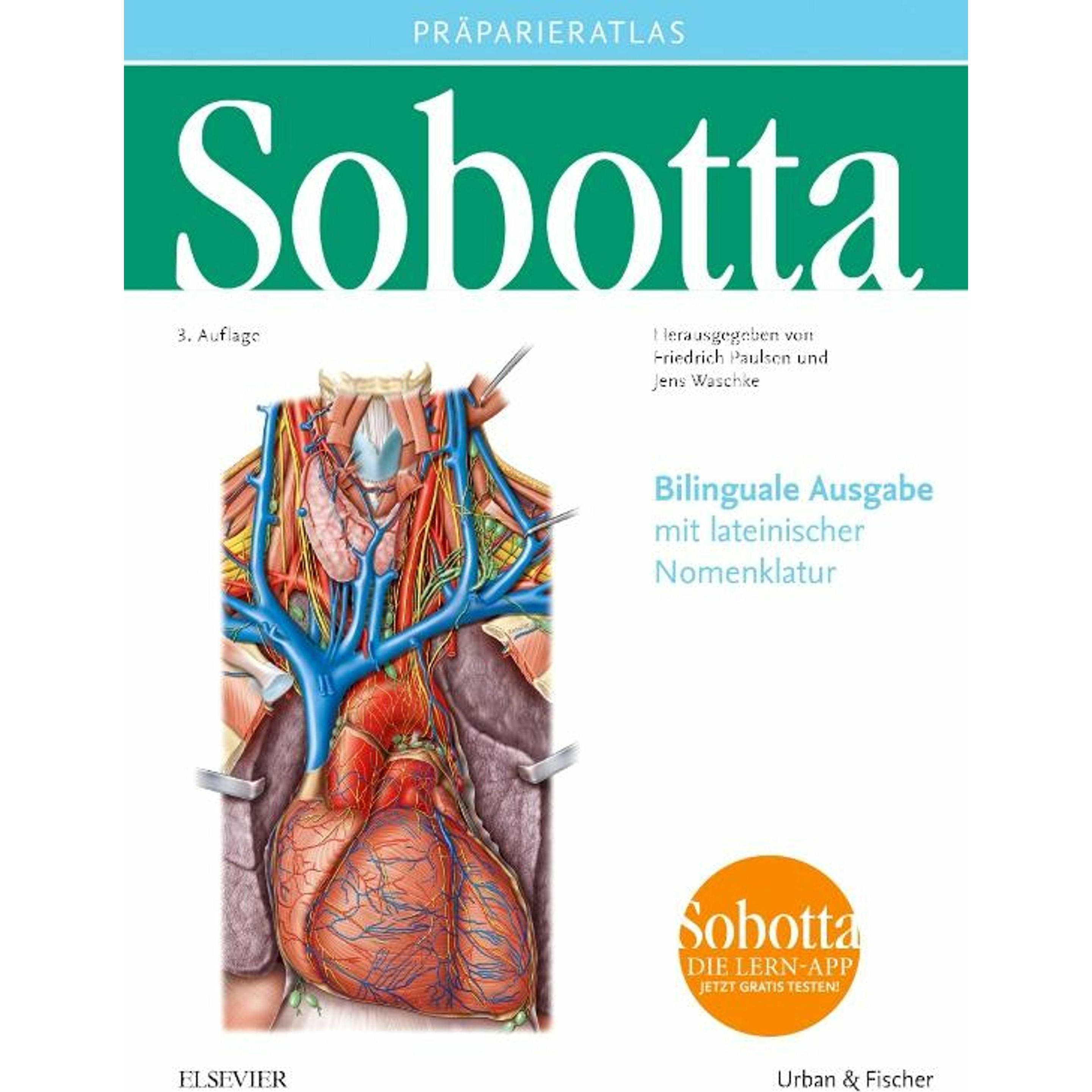 Sobotta Präparieratlas, Fachbücher von Jens Waschke, Friedrich Paulsen