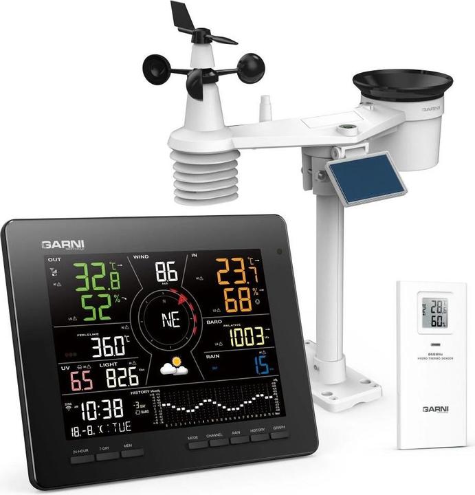 Productafbeelding Garni 2060 Arcus - Wi-Fi meterologická stanice s 24hod / 7denní předpovědí