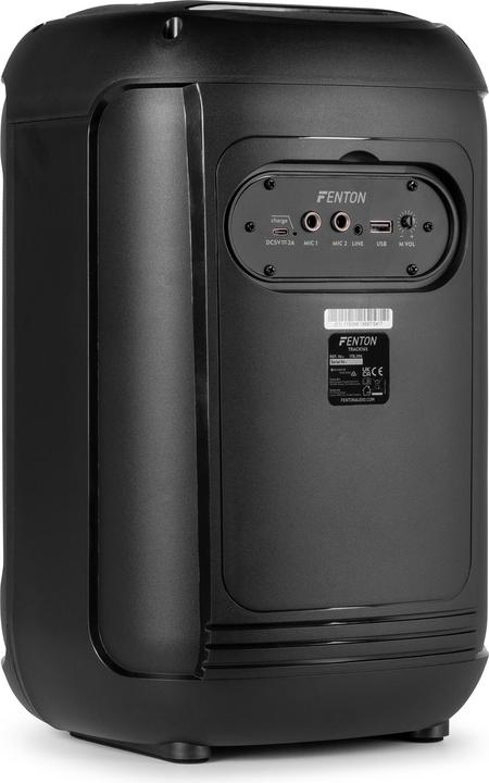 Image du produit Fenton Partybox - Track165 portable speaker met Bluetooth - Karaoke set met (15 h)