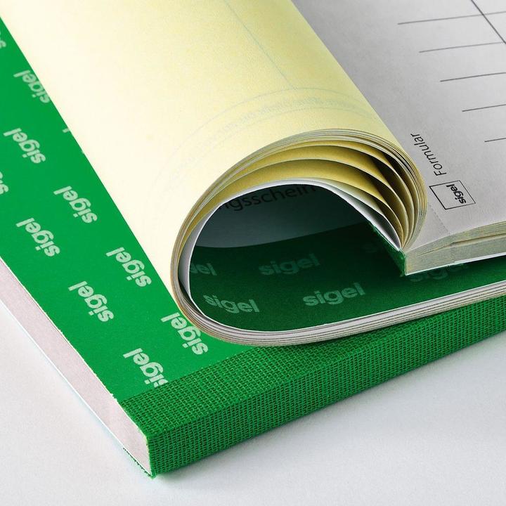 Produktbild Sigel Formularbuch "Lieferschein mit Empfangsschein", A6, SD (40 x)