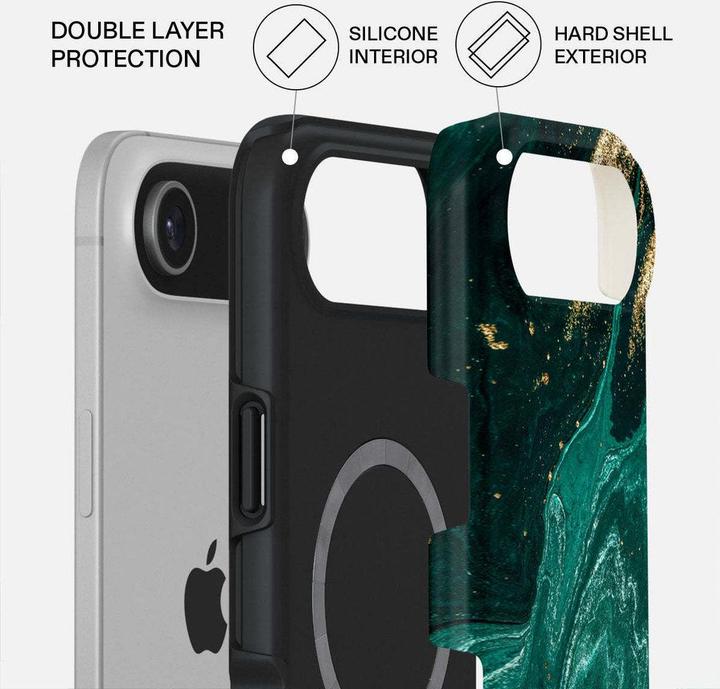 Actual product image Burga Tough MagSafe Case Apple iPhone 17 Air - Emerald Pool (Apple iPhone 17 Pro)