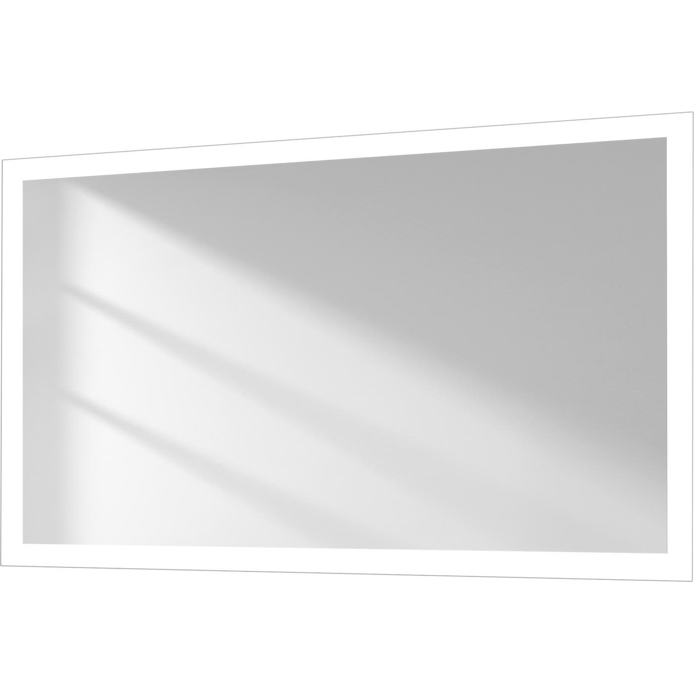 Emke, Spiegel, Badezimmerspiegel mit Beleuchtung 100*60cm,Beschlagfrei, 3000K/6500K,Tast Schalter (100 x 60 cm)