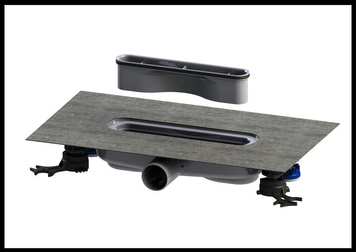 Kaldewei FLOWDRAIN HORIZONTAL FLAT 4204, Set de garniture d'écoulement, DN40 (337 mm)