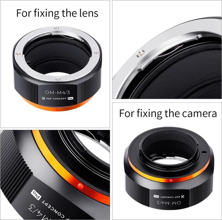 Produktbild K&F Concept M16125 High Precision Lens Adapter Mount, OM-M4/3