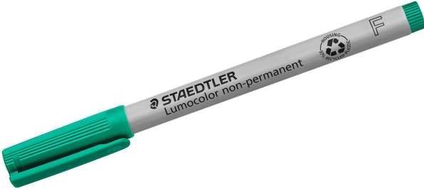 Image du produit Staedtler Lumocolor non-permanent (Vert, 0.60 mm, 10 x)