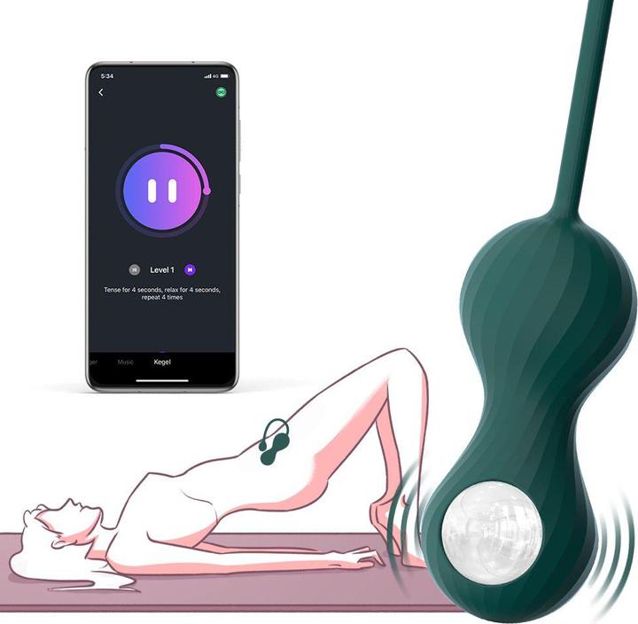 Actual product image Magic Motion Crystal Duo Smart Cone Vibrator with Weight Set