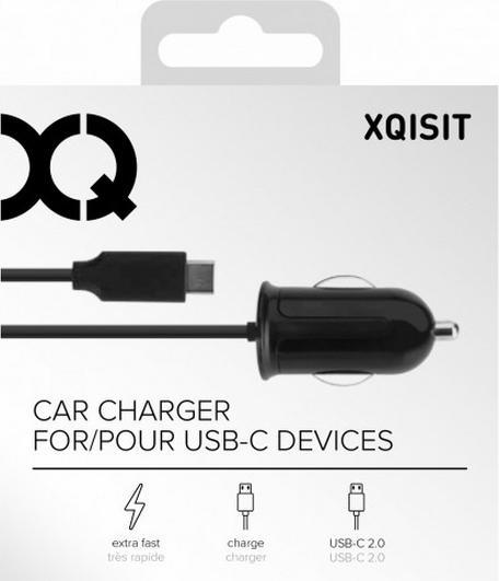 Produktbild Xqisit Car Charger 2.4A USB Typ C 2.0