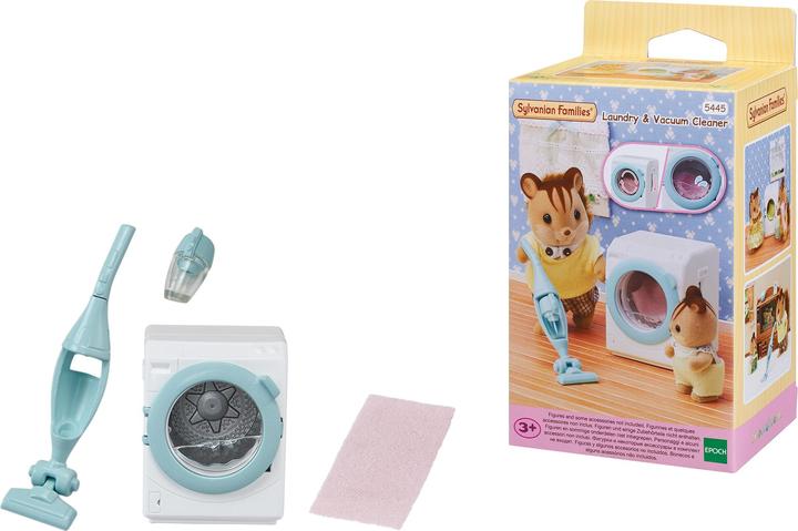 Actual product image Sylvanian Families Laundry and Vacuum Cleaner