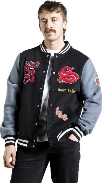 Actual product image Slayer Reign In Blood Varsity Jacket (L, M)