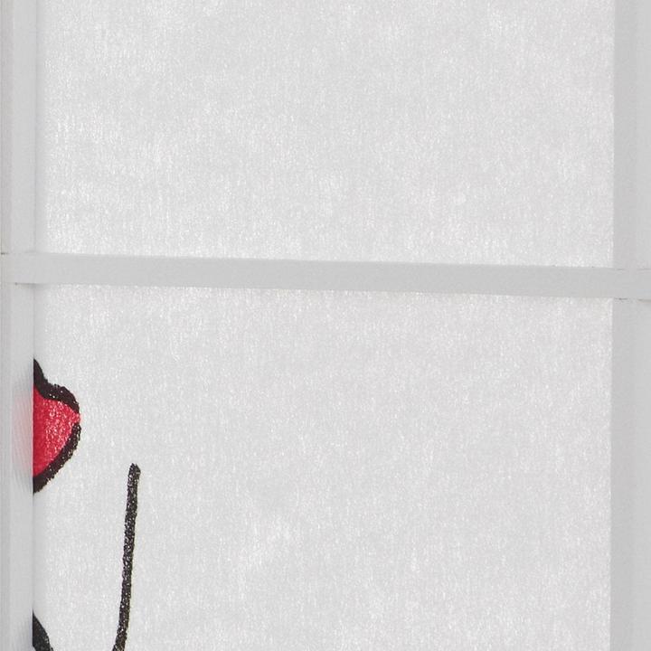 Immagine prodotto Greendeco 4 pezzi Paravent Room Divider Cherry Pattern Cherry Blossoms Bianco