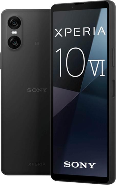 Actual product image Sony Xperia 10 VI (128 GB, Black, 6.10", SIM + eSIM, 48 Mpx, 5G)