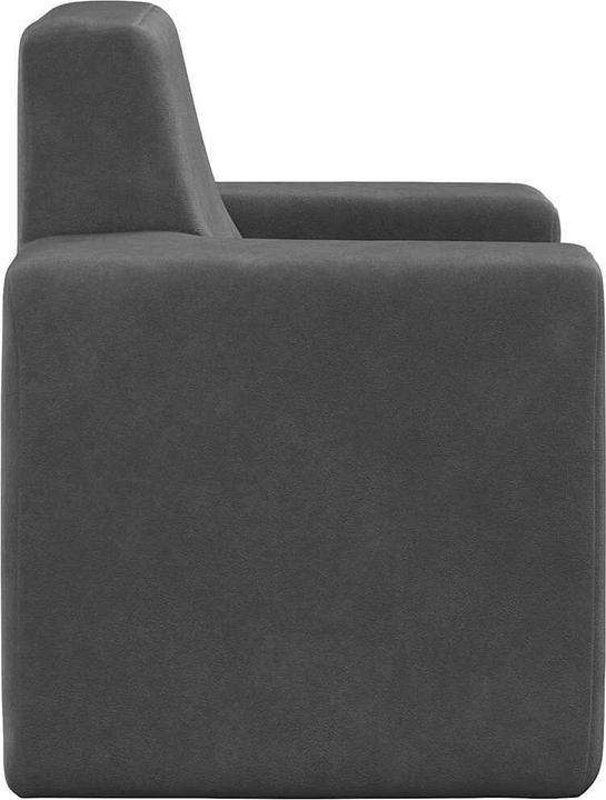 Actual product image vidaXL Children's sofa anthracite soft plush (Children sofa)