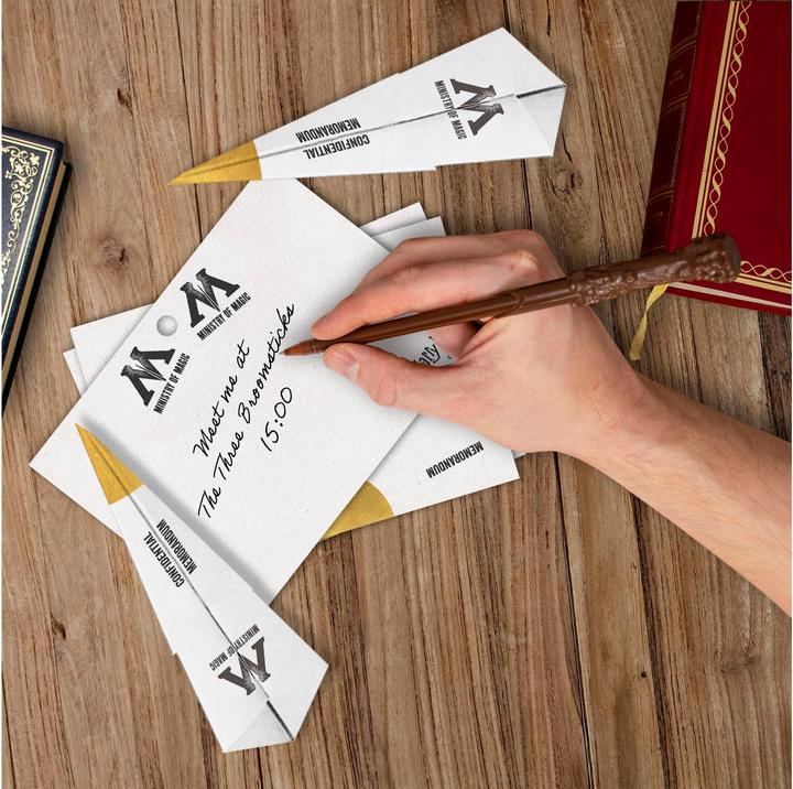 Produktbild Thumbs Up ! Harry Potte Notizblock & Zauberstabstift Magical (Blanko)