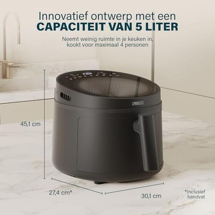 Immagine prodotto Princess 01.182270.01.001 Friggitrice ad aria calda 1500W Nero
