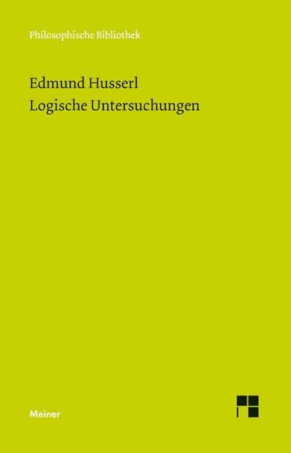 Produktbild Logische Untersuchungen (Deutsch, Edmund, Husserl, 2013)