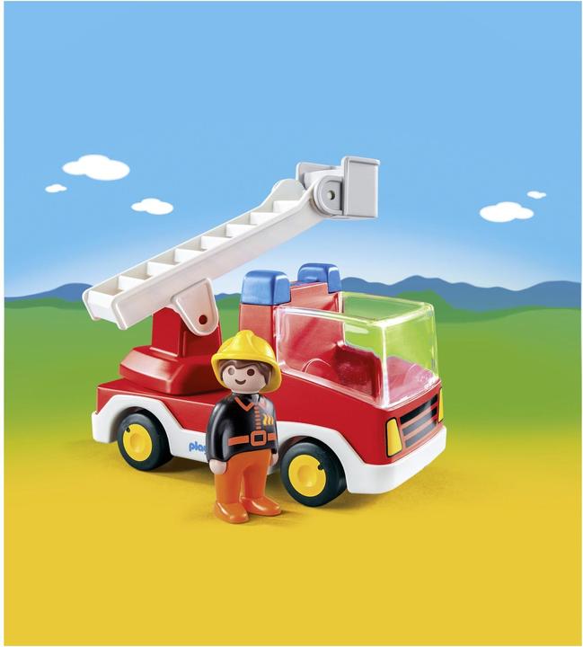 Produktbild Playmobil Feuerwehrleiterfahrzeug (6967, Playmobil 1.2.3)