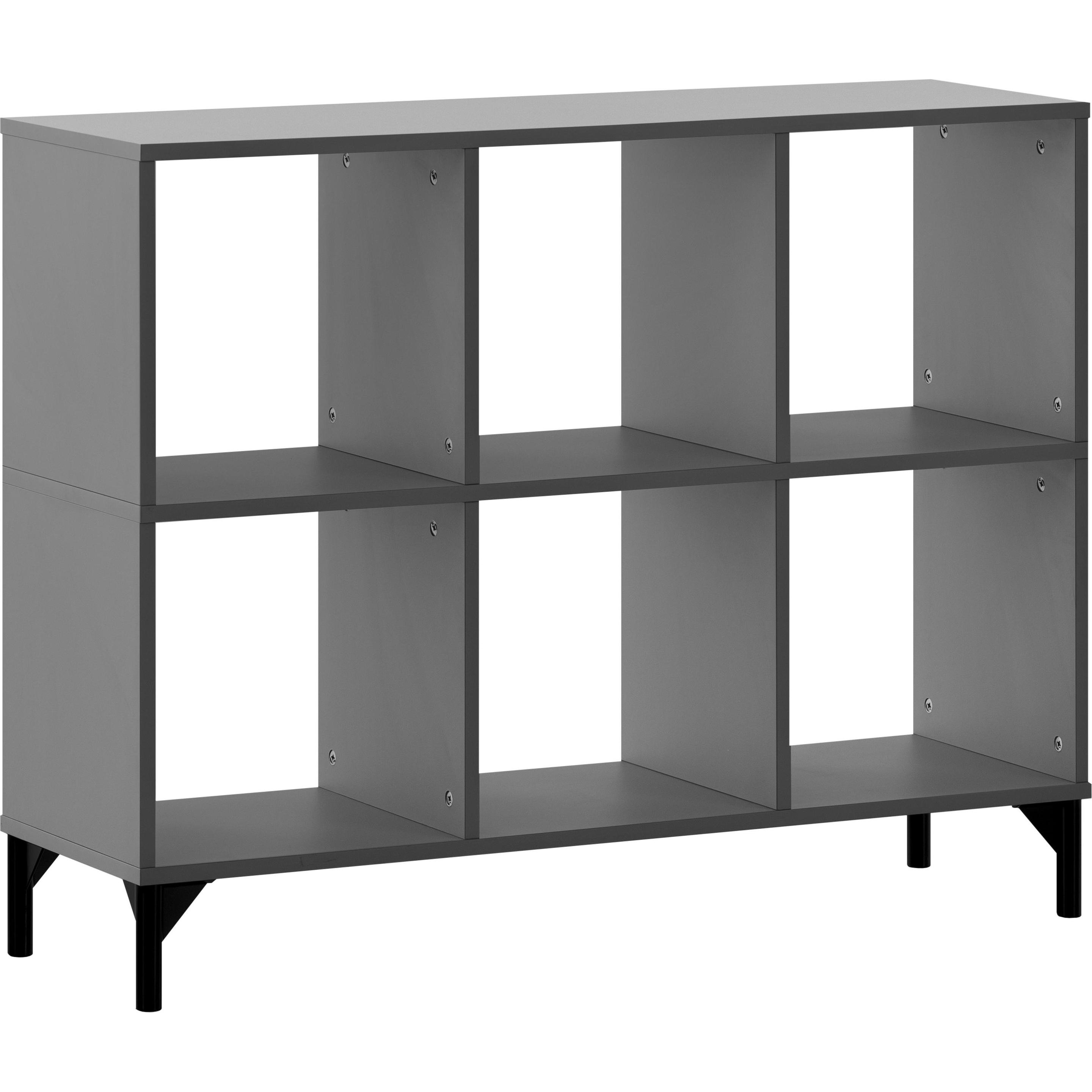 Schildmeyer, Regal, Smash Regal anthrazit (104.5 x 33 x 82 cm)