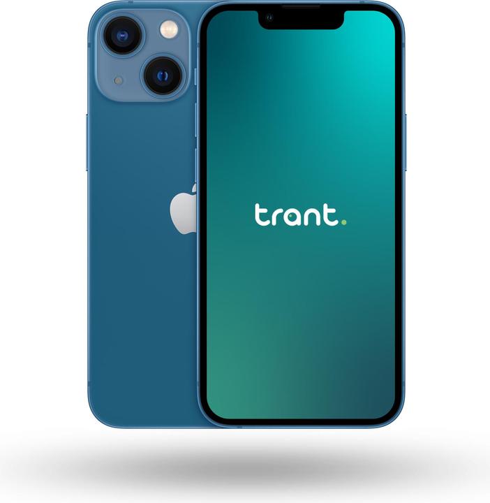 Trant.ch iPhone 13 mini (128 GB, Blue, 5.40", 12 Mpx, SIM + eSIM, B / Sehr gut)
