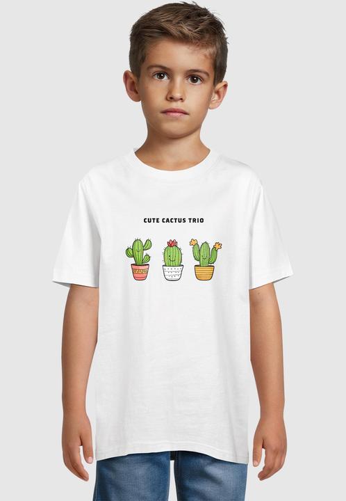 Produktbild Merchcode Kids Cute Cactus Trio - Basic T-Shirt - 185335 (146, 152)