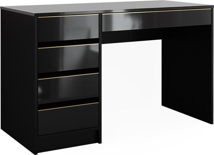 Black high gloss, Gold