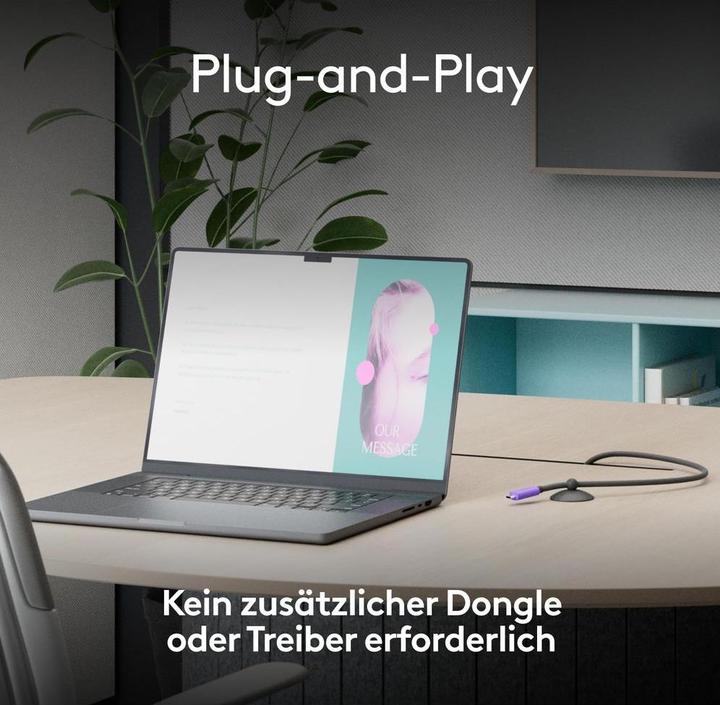 Produktbild Logitech Meetup 2 USB Kabel