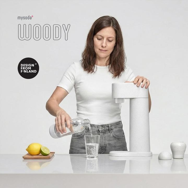 Actual product image Mysoda Woody WD002F-WE Wassersprudler, ohne CO2-Zylinder