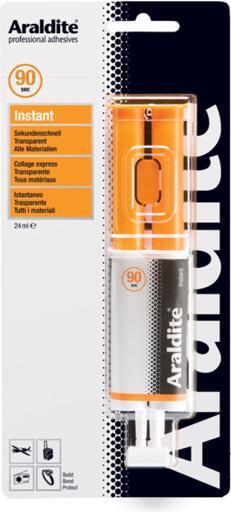 Image du produit Araldite Seringue instantanée (90 g, 24 ml)