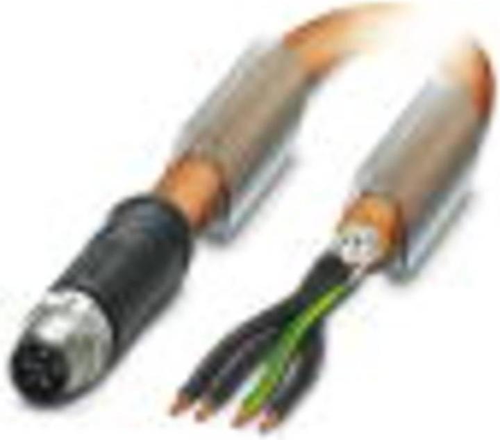 Image du produit Phoenix Contact M12 SAC cable, S-encoded, 3-pos. + PE