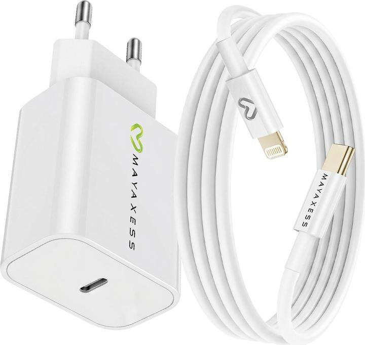 Produktbild Mayaxess iPhone SE 2020 Ladegerät + Kabel (18 W)