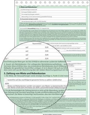 Produktbild Sigel Mietvertrag Formular Papierformat: DIN A4 selbstdurchschreibend: Ja