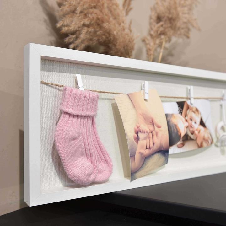 Actual product image Nielsen Collage 4 clips 4x9x13 wood white (9 x 13 cm)