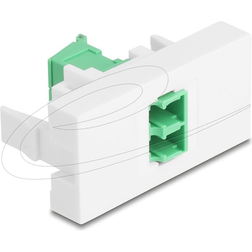 Delock Easy 45 Modul LC Duplex Buchse zu LC Duplex Buchse mi (Accoppiamento di rete), Accessori di rete