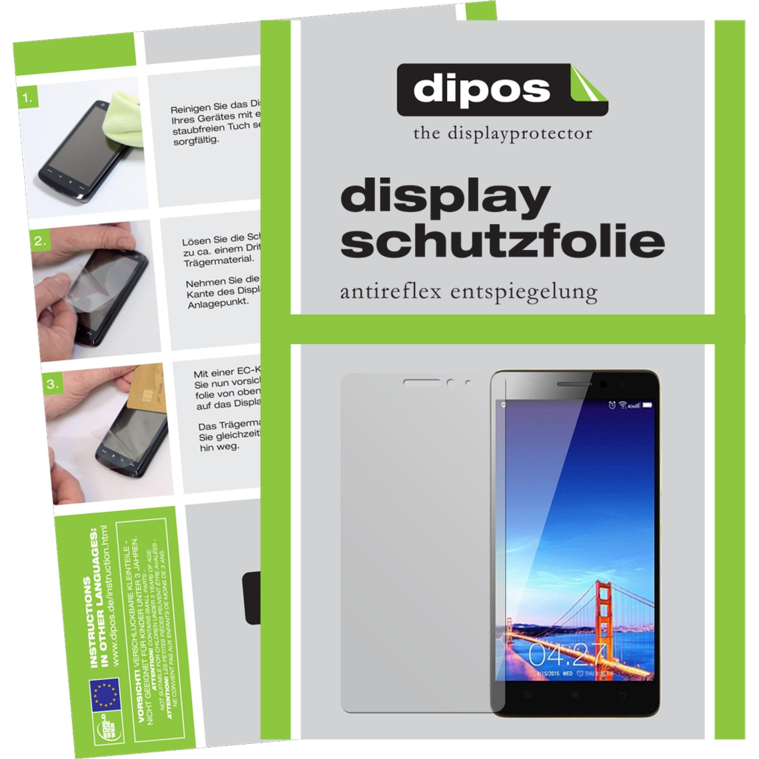 Thumbnail - Dipos Displayschutzfolie Antireflex (2 Stück, Lenovo K3 Note), Smartphone Schutzfolie, Transparent