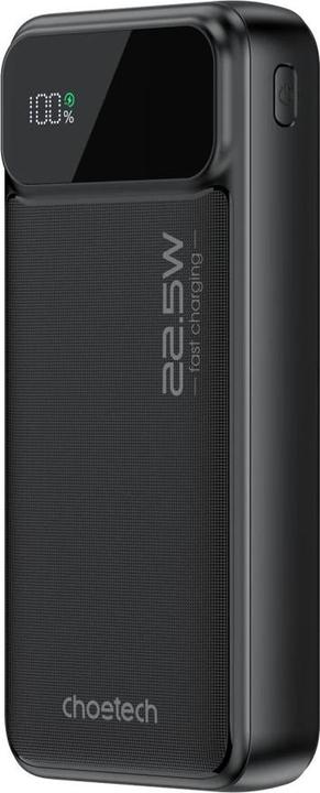 Produktbild Choetech Powerbank B729 20000mAh 22.5W PD USB-A / USB-C - black (20000 mAh, 22.50 W, 74 Wh)