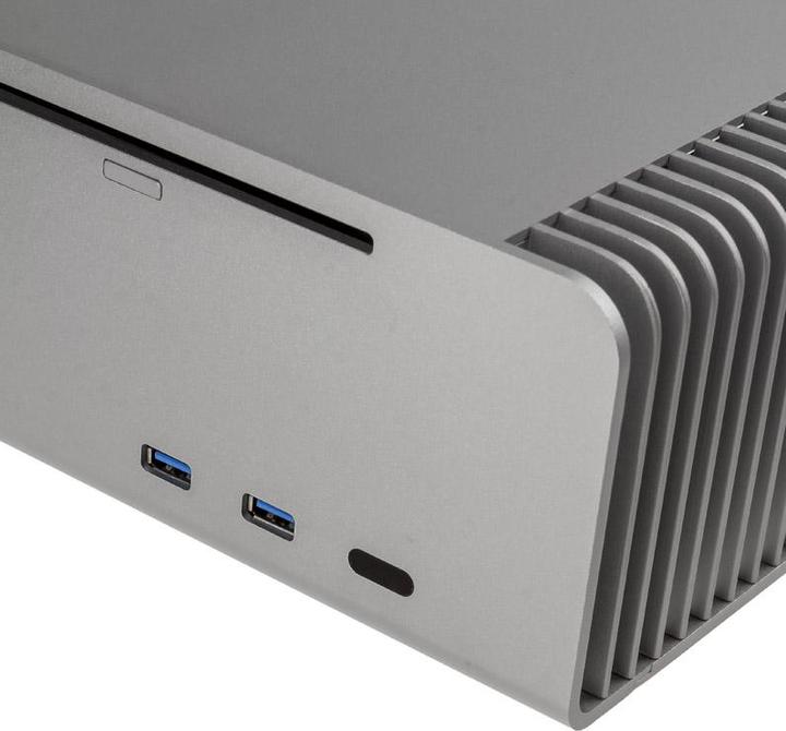 Image du produit Streacom ST-FC8T Boîtier HTPC Alpha Optical Fanless en aluminium (Mini-ITX)