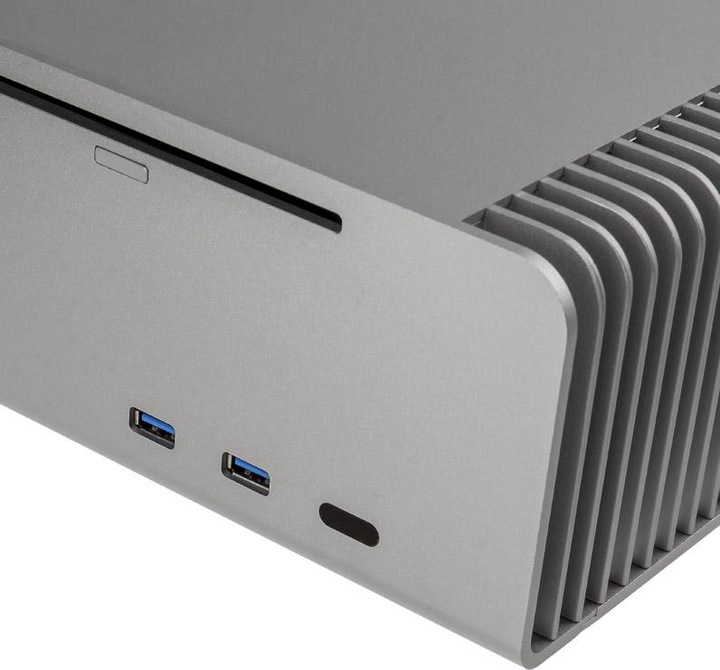 Actual product image Streacom ST-FC8T Alpha Optical Fanless HTPC Aluminium Case (Mini-ITX)