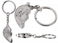 Actual product image Ootb Metal keychain, Broken Heart