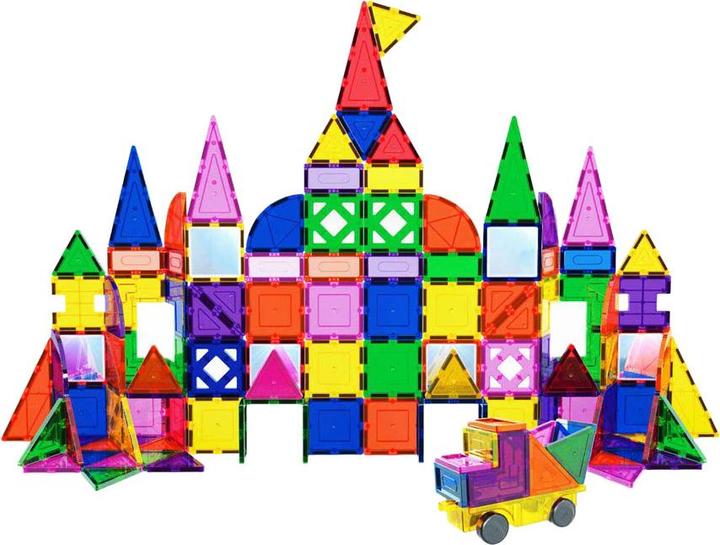 Actual product image PicassoTiles Picasso Tiles - 3-D Magnetic Building Set (152 pcs) (PT152)