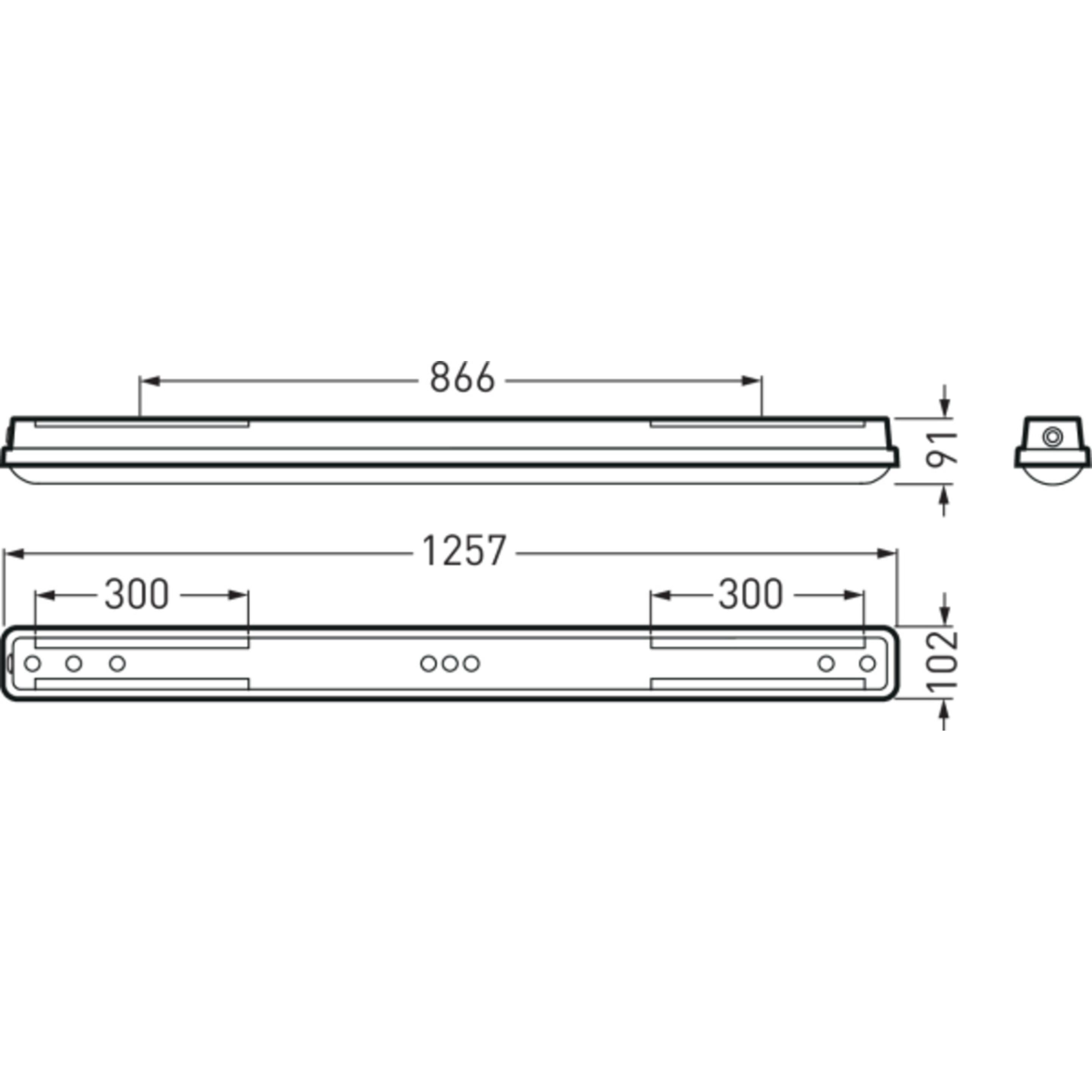 Thumbnail - Trilux, Wandleuchte + Deckenleuchte, 7116640 (2600 lm)