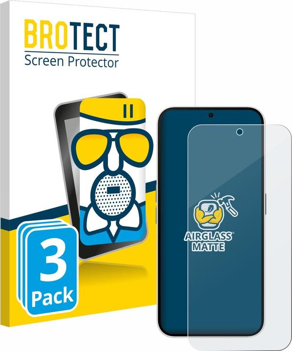 Produktbild BROTECT AirGlass Panzerglasfolie Matt (3 Stück, Nothing Phone (2a))