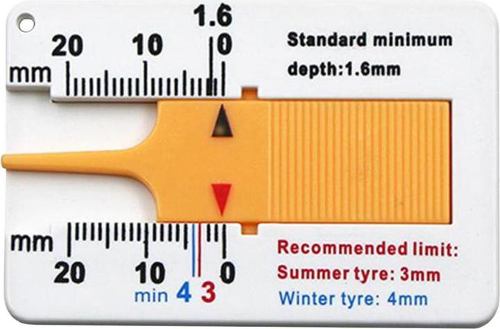 Actual product image JTI Tread depth gauge