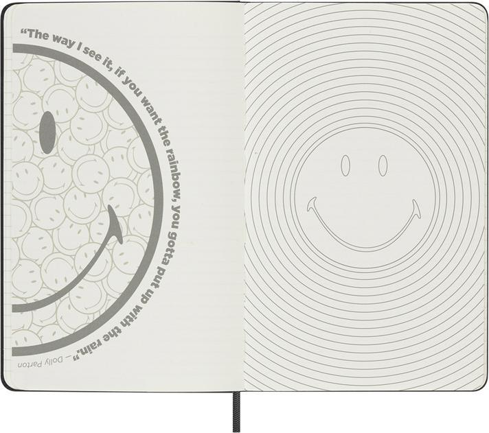 Produktbild Moleskine Smiley (21 x 13 cm, Liniert, Harter Einband)
