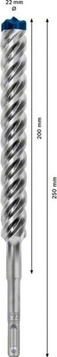 Image du produit Bosch Professional Zubehör Foret marteau EXPERT SDS plus-7X, 22 x 200 x 250 mm (22 mm)