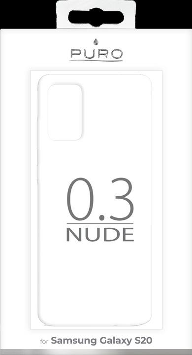 Produktbild Samsung Case PURO 0.3 Nude for Galaxy S20, clear