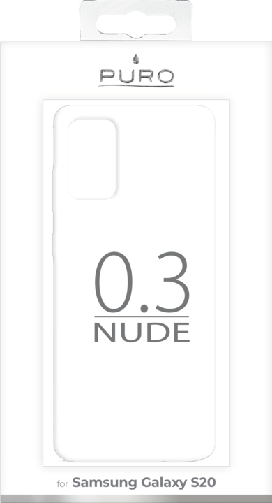 Produktbild Samsung Case PURO 0.3 Nude for Galaxy S20, clear