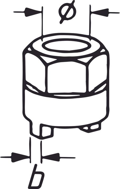 Produktbild HAZET Stossdämpfer-Zapfenschlüssel 2593-4 ∙ 14.5 mm