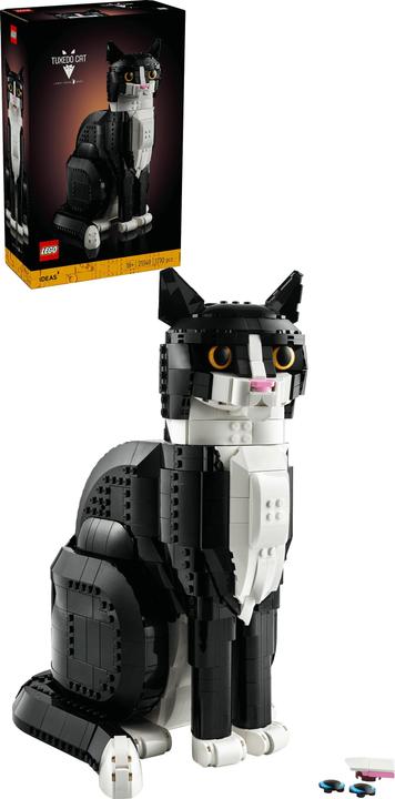 Produktbild LEGO Schwarz-weisse Katze (21349, LEGO Ideas, LEGO Seltene Sets)