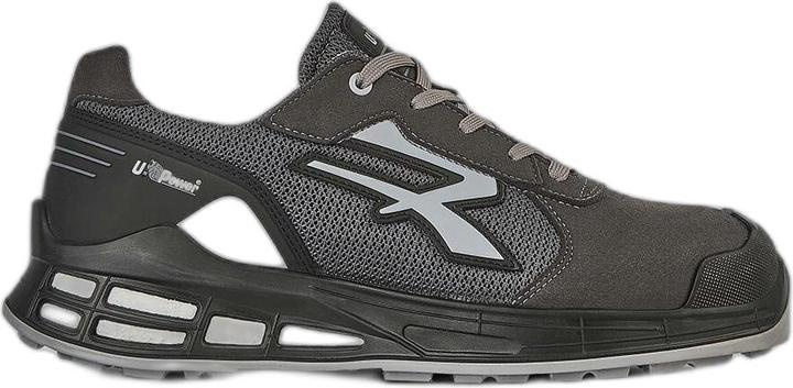 Actual product image U-Power Safety low shoe Icarus Gr.45 grey/grey S1P SRC ESD EN20345 nylon/microfibre (S1P, 45)