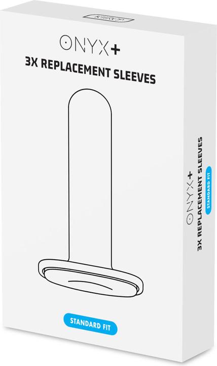 Actual product image Kiiroo Onyx + Replacement Sleeve 3 Pack Standard Fit